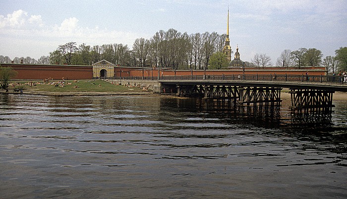 Sankt Petersburg Peter-und-Paul-Festung Johannesbrücke Johannestor Kronwerk-Kanal