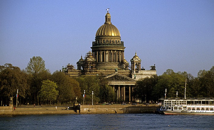 Sankt Petersburg Isaakskathedrale, Senatsplatz (ehem. Dekabristenplatz), Newa