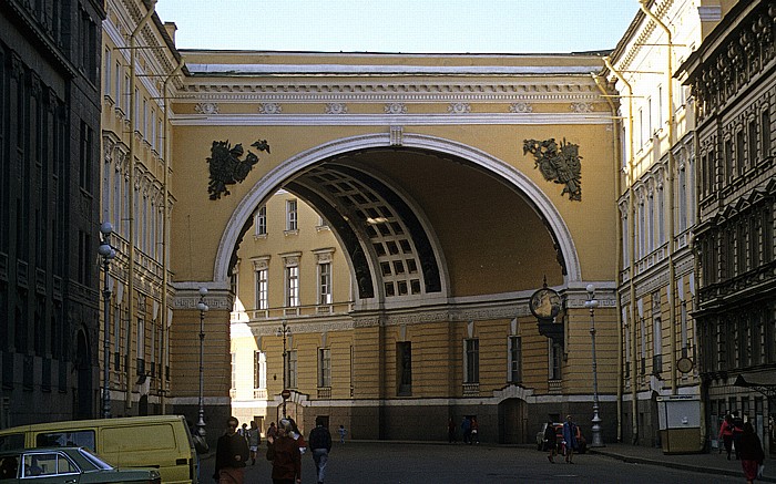 Sankt Petersburg Generalstabsgebäude Newski-Prospekt Palastplatz