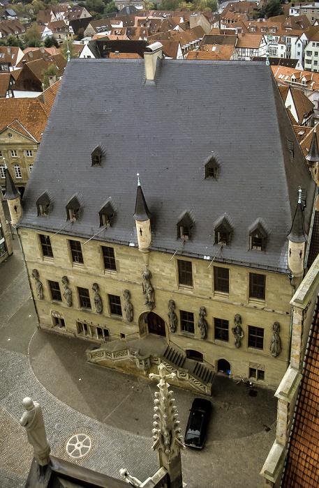 Blick von St. Marien (Marienkirche): Rathaus Osnabrück Osnabrück