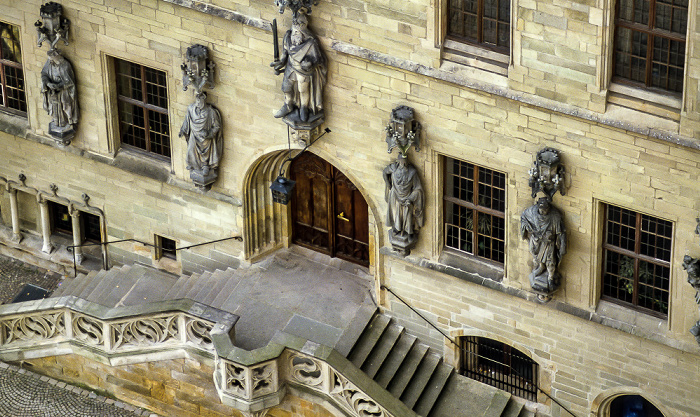 Blick von St. Marien (Marienkirche): Rathaus Osnabrück Osnabrück