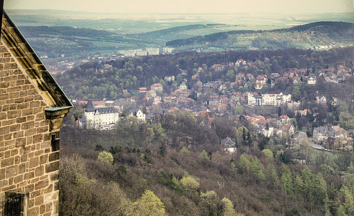 Blick von der Wartburg Eisenach 1994