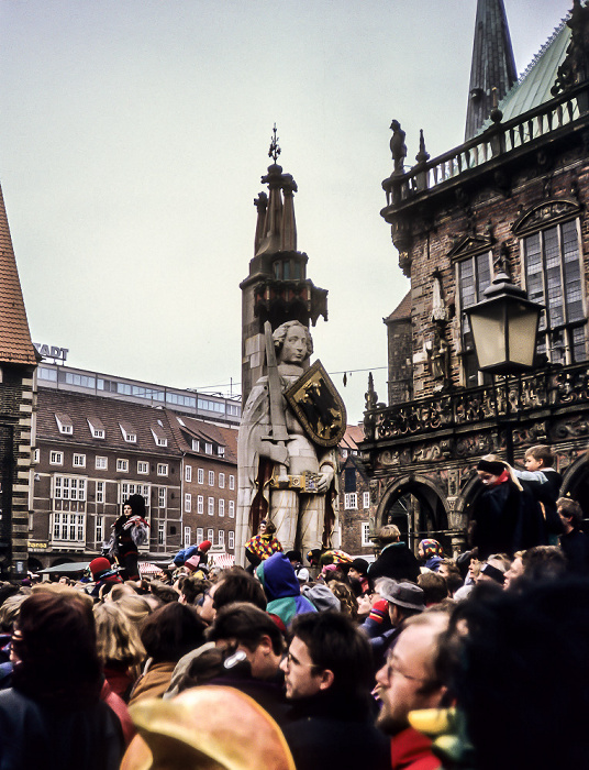 Bremen Marktplatz: Roland Rathaus Welterbe Rathaus und Roland in Bremen