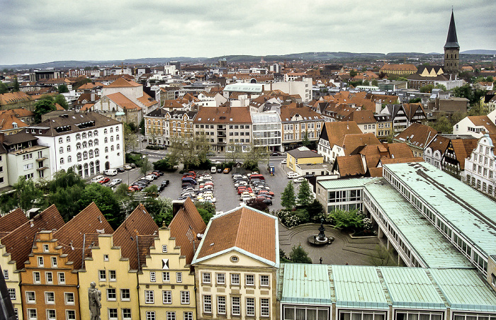 Osnabrück Blick von St. Marien (Marienkirche): Altstadt