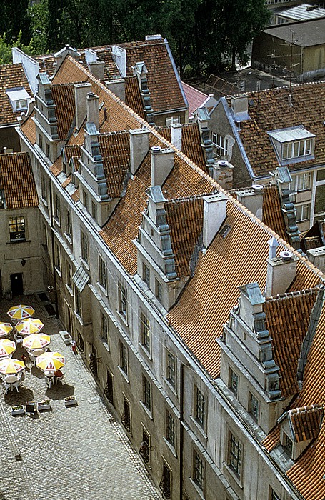 Schloss der pommerschen Herzöge: Blick vom Glockenturm auf den Münzflügel Stettin