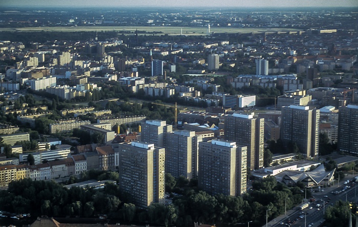 Blick vom Fernsehturm Berlin 1994