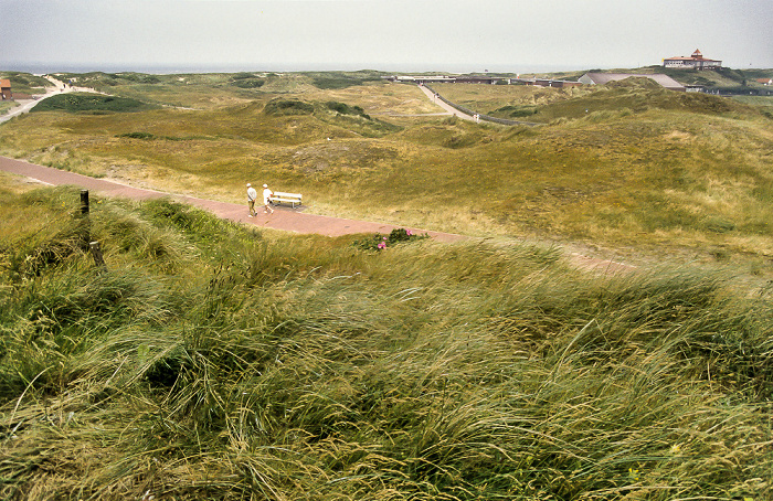 Langeoog Blick vom Fuß des Wasserturm Richtung Norden