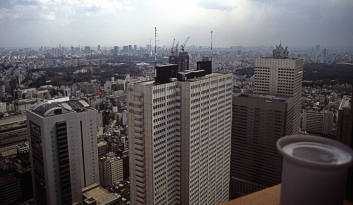 Blick vom Shinjuku Sumitomo Building Tokio