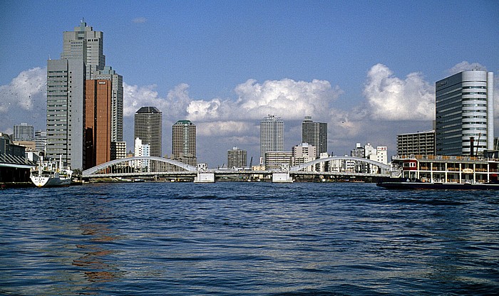 Tokio Sumida: Kachidoki-Brücke Tsukiji-Fischmarkt
