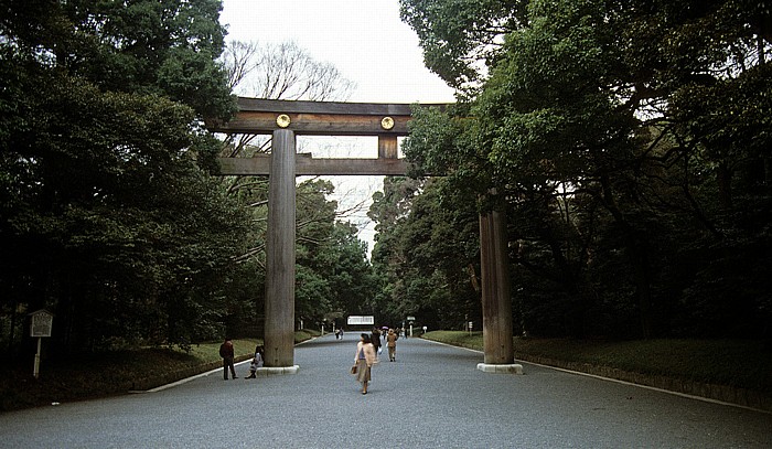 Torii am Meiji-Schrein Tokio