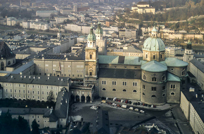 Blick von der Festung Hohensalzburg: Altstadt Salzburg 1995