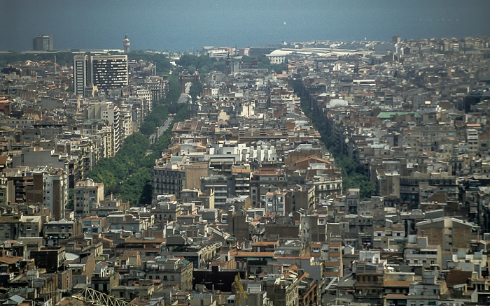 Blick vom Parc Güell Barcelona 1996