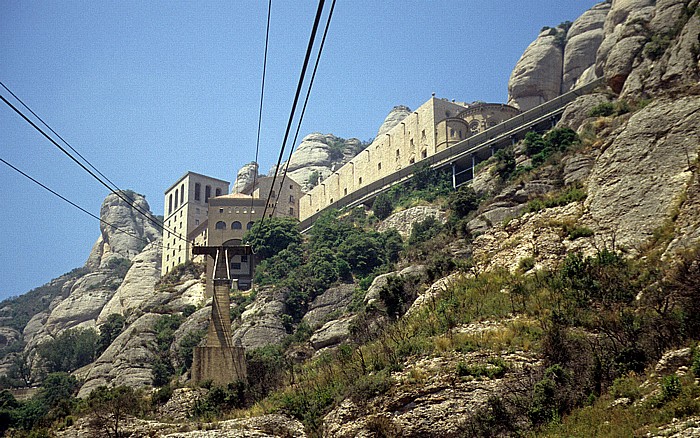 Benediktinerkloster Monestir Santa Maria de Montserrat (Monasterio de Montserrat) Montserrat