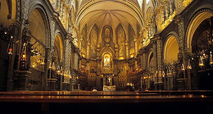 Benediktinerkloster Monestir Santa Maria de Montserrat (Monasterio de Montserrat) Montserrat