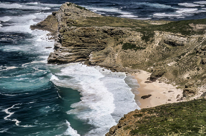 Cape of Good Hope Nature Reserve Blick von Cape Point auf das Kap der Guten Hoffnung