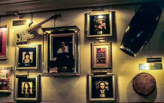 Kapstadt Hard Rock Cafe: Ausstellungsstücke von Deep Purple