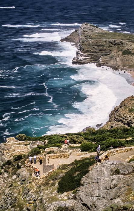 Blick von Cape Point auf das Kap der Guten Hoffnung Cape of Good Hope Nature Reserve