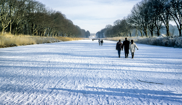 Zugefrorener Kanal (Grand Canal) Herreninsel