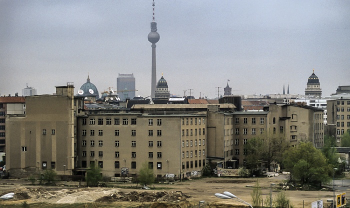 Blick von der Info-Box Potsdamer Platz Berlin 1997