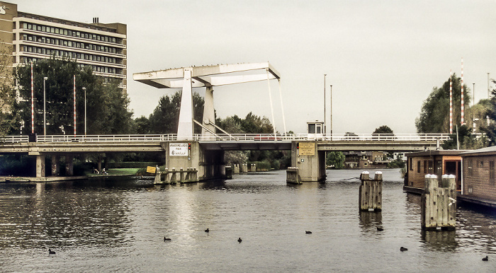 Zuider Buiten Spaarne mit der Schouwbroekerbrug Haarlem