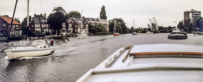 Zuider Buiten Spaarne mit der Buitenrustbrug Haarlem