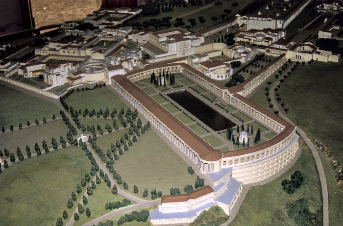 Hadriansvilla (Villa Adriana): Modell der Gesamtanlage Tivoli