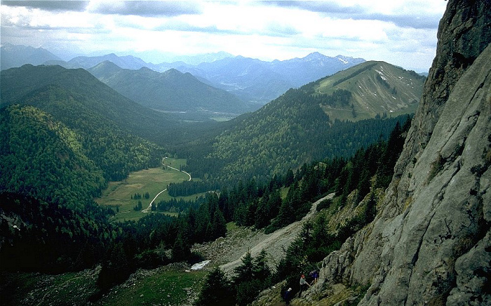 Blick nach Westen Roßstein