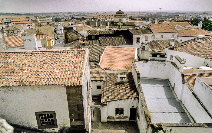 Blick von der Sé de Évora Évora