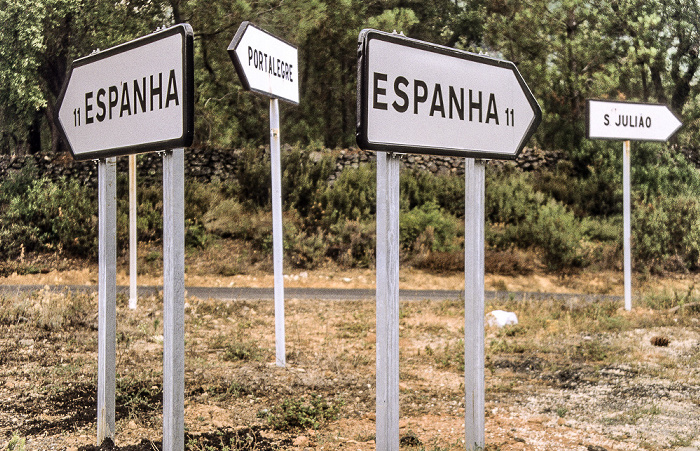 Serra de São Mamede Verkehrsschilder