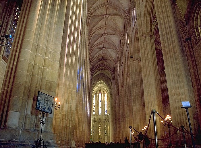 Dominikanerkloster Santa Maria da Vitória: Langhaus der Kathedrale Batalha