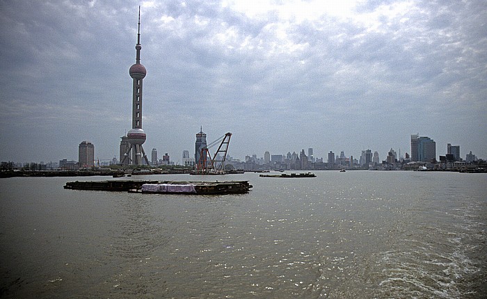 Shanghai Huangpu Oriental Pearl Tower Pudong Puxi