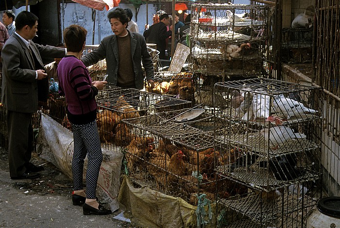Chinesische Altstadt: Markt Shanghai