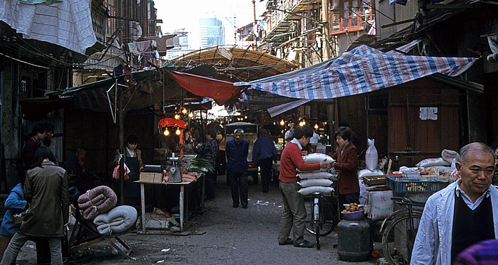 Chinesische Altstadt: Markt Shanghai