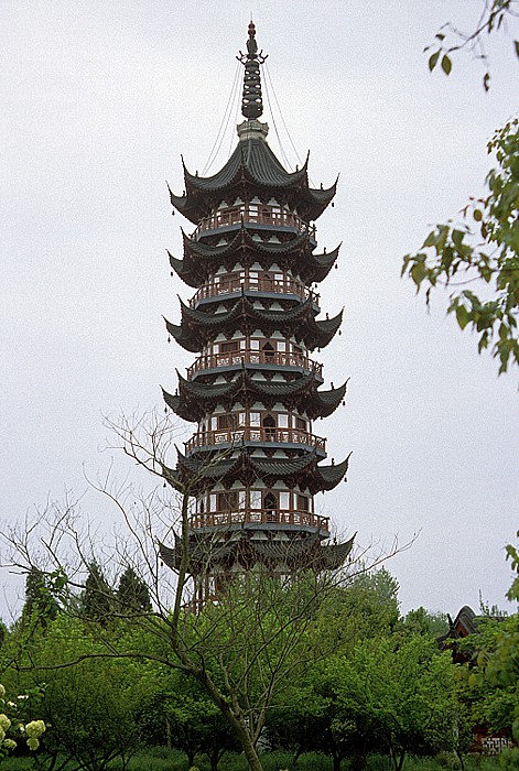 Garten der Augenweide (Daguanyuan-Garten, Grand View Garden): Pagode Shanghai