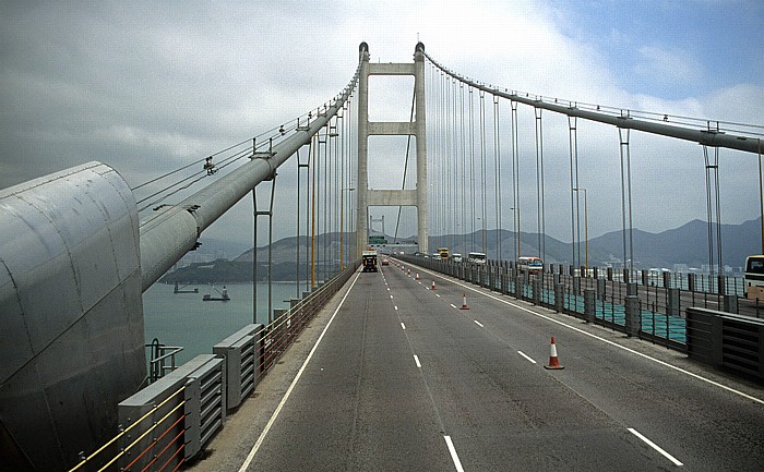 Hängebrücken zwischen Lantau und Tsing Yi Hongkong