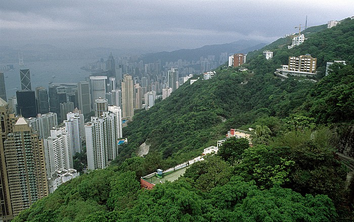 Blick vom Victoria Peak Tower Hongkong