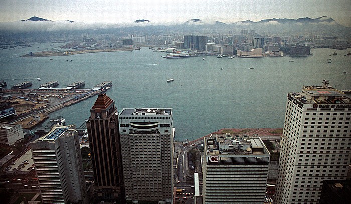 Blick aus der Bank of China: Central Hongkong