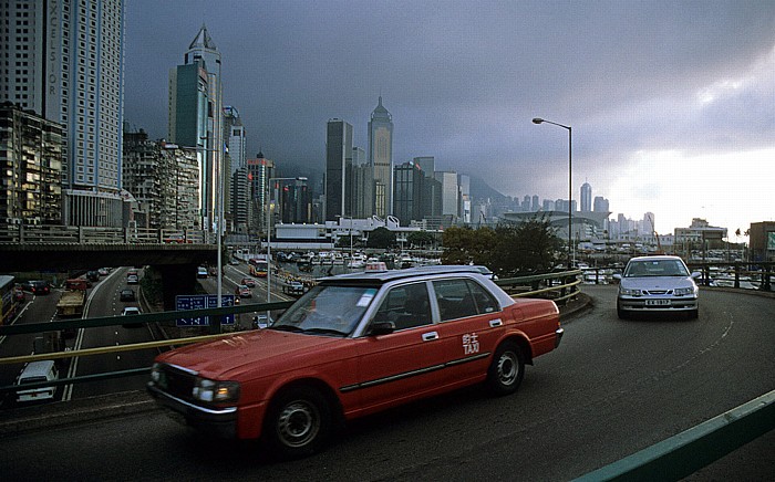 Hongkong Island: Blick auf die Victoria Park Road Causeway Bay Central Hong Kong Island Wan Chai
