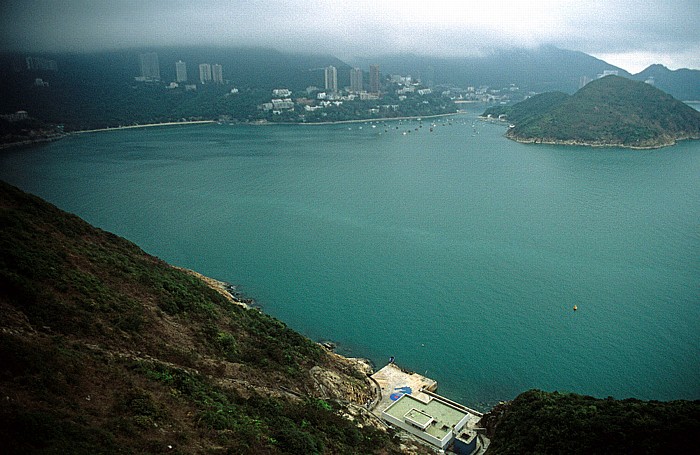 Hongkong Ocean Park: Blick auf die Deep Water Bay