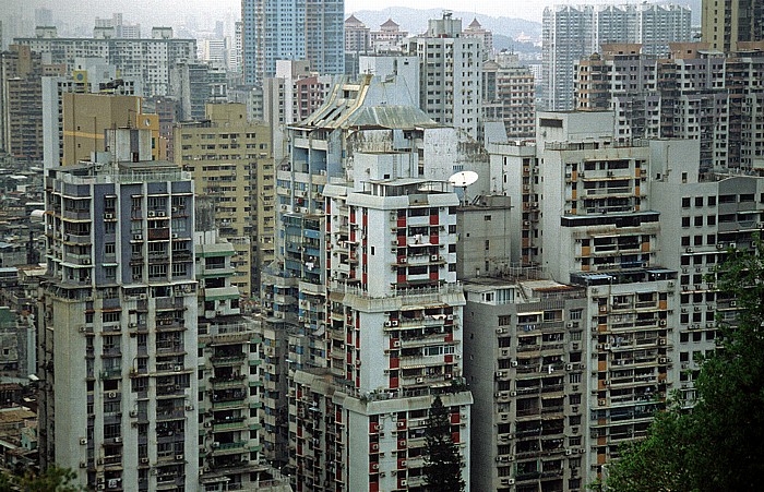 Macao Blick von der Guia-Festung