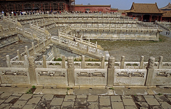 Peking Verbotene Stadt (Kaiserpalast) Halle der Höchsten Harmonie