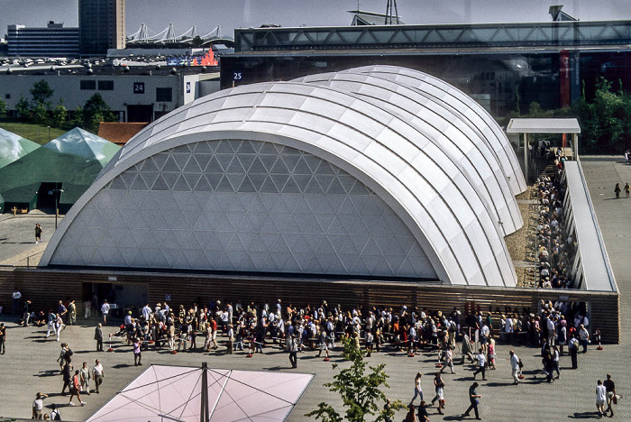 EXPO 2000: Blick von der cyclebowl - Japanischer Pavillon Hannover