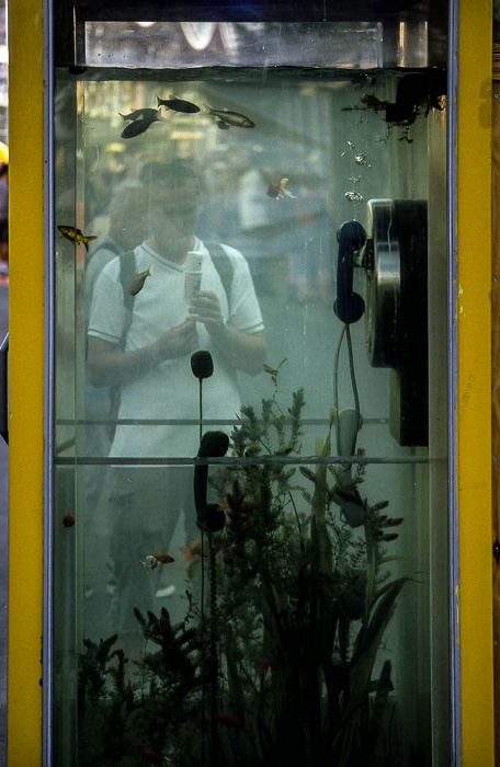 EXPO 2000: Telefonzelle als Aquarium Hannover