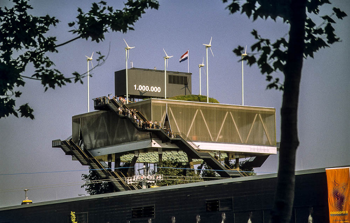 EXPO 2000: Blick von der Postbox - Niederländischer Pavillon Hannover