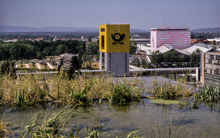 EXPO 2000: Blick vom Niederländischen Pavillon - Postbox Hannover