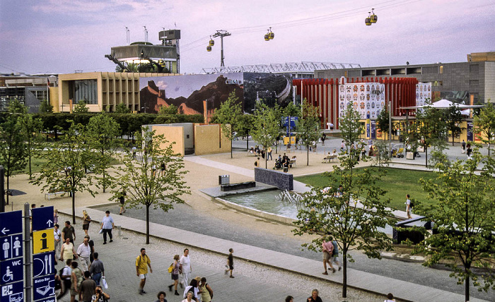 EXPO 2000: Gärten im Wandel, Pavillons Ost Hannover