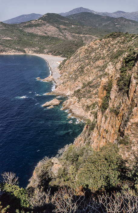 Plage de Bussaglia, Golfe de Porto Arrondissement d'Ajaccio