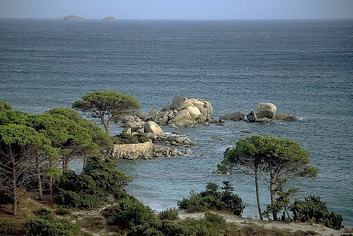 Plage de Palombaggia Küstenabschnitt