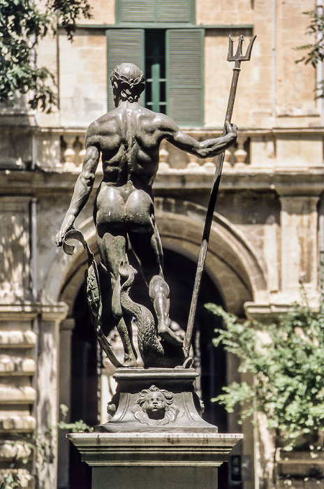 Grand Master's Palace (Großmeisterpalast): Neptunstatue Valletta