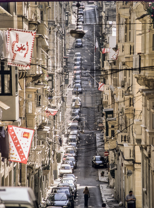 Straßenschlucht Valletta